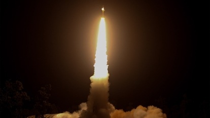 NASA's first-ever launch from a commercial site outside of the United States blasted off from Australia's Outback late Sunday.