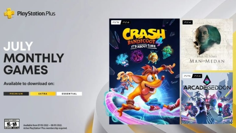 PlayStation Plus July 2022 Games: Play Crash Bandicoot 4, Man of Medan and  other exciting titles