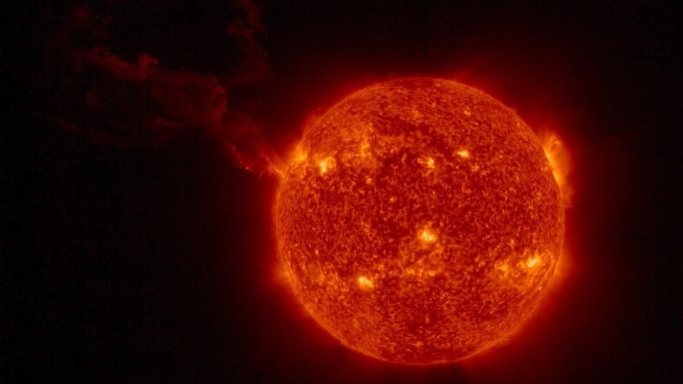 A solar storm will strike the Earth tomorrow after a big sunspot has released a large amount of solar material towards the Earth. Know the risk of the incoming solar winds.