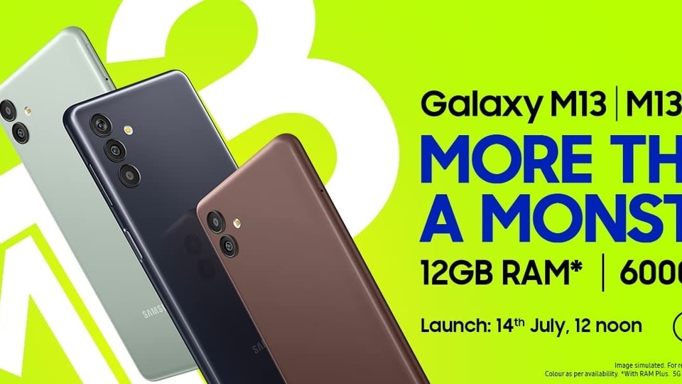 Samsung is gearing up to launch the new Galaxy M13 series in India next week!