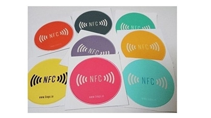 How to share media via NFC sticker?