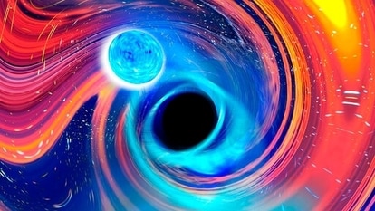 A black holes can swallow everything in its path, including light and nothing can escape from its depths. 