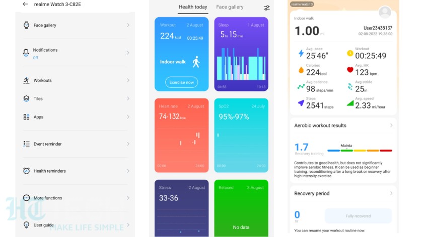 Realme Link companion app Realme Watch 3