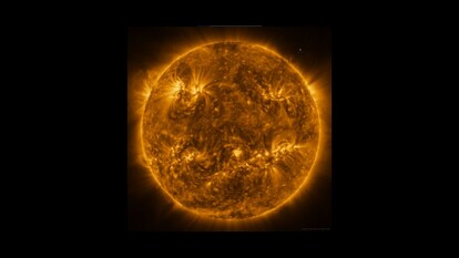 Scientists had spotted a massive eruption on the northeastern side of the sun that has been dubbed as 'ginormous' due to its size.