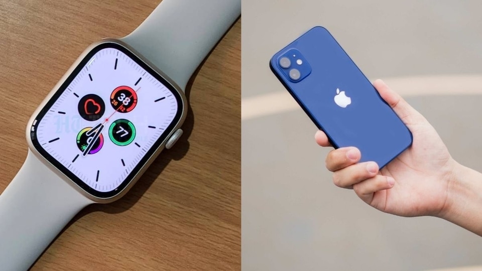 iPhone 12 mini and Apple Watch 7
