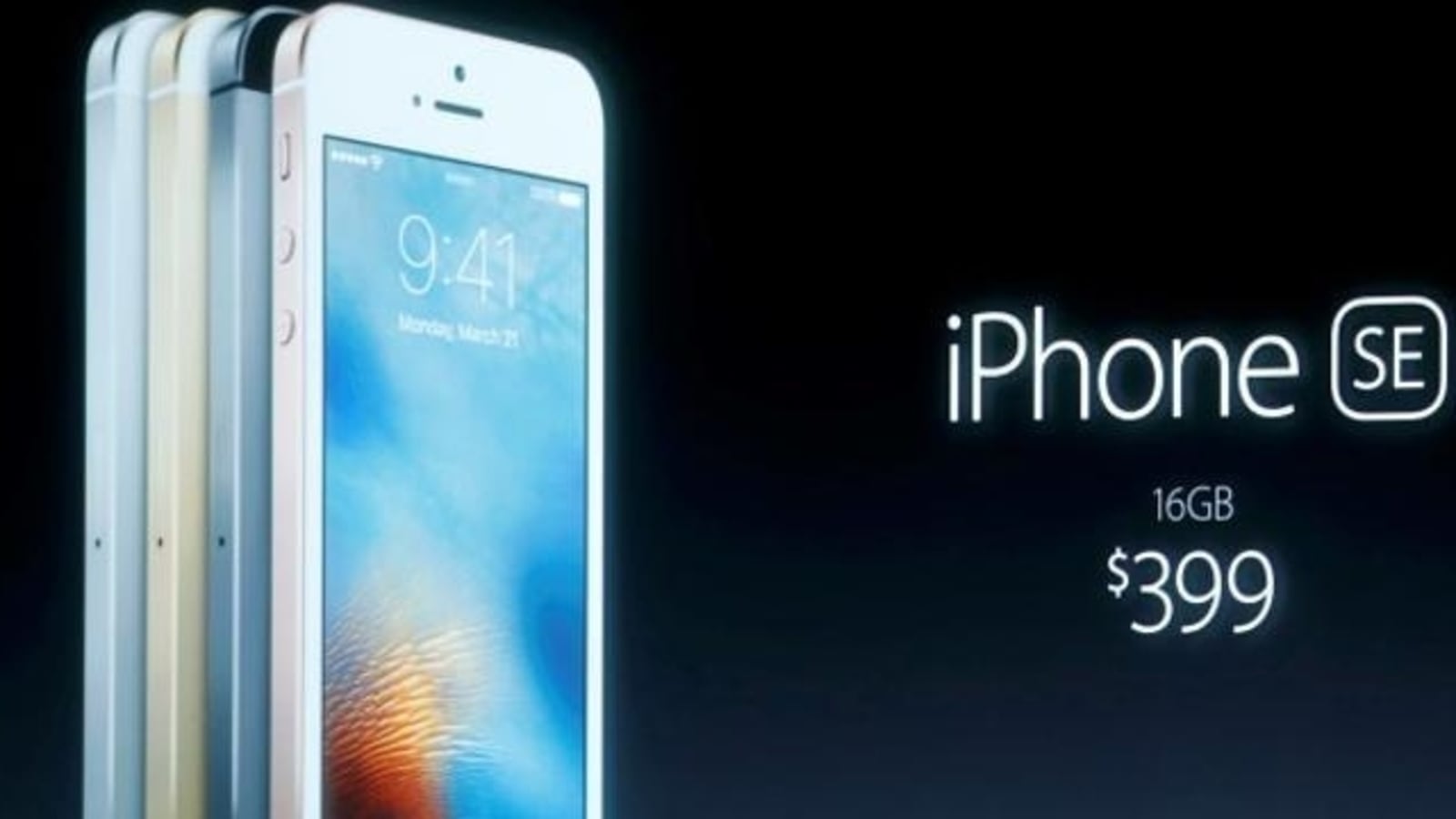 Apple vice-president Greg Joswiak introduces the iPhone SE during an event at the Apple headquarters in Cupertino, California, on Monday. Apple vice-president Greg Joswiak introduces the iPhone SE during an event at the Apple headquarters in Cupertino, California, on Monday.