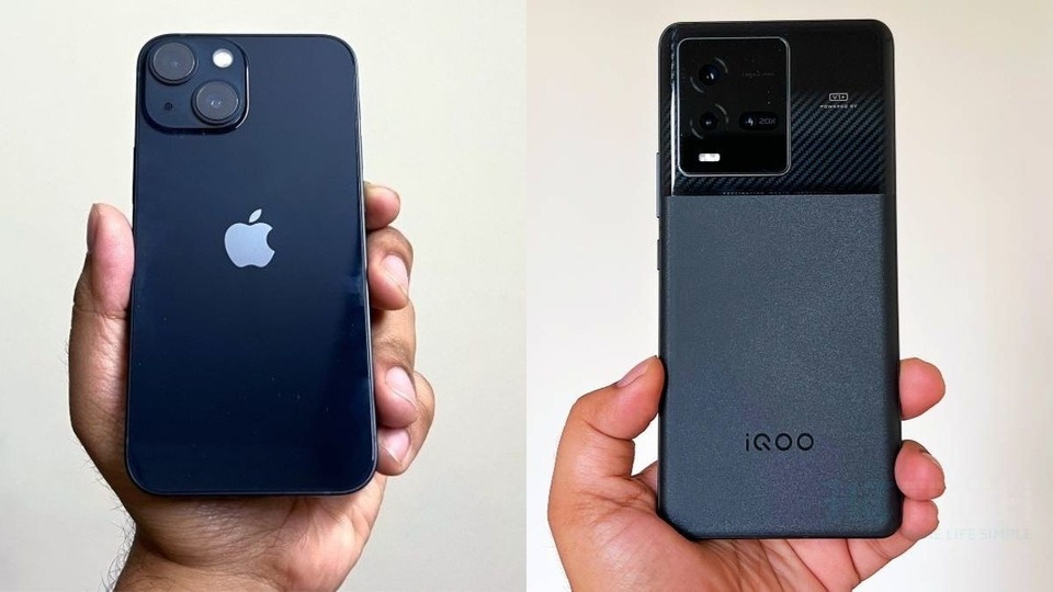 iPhone 13 and iQOO 9T