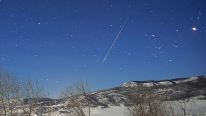 The National Weather Service’s Salt Lake City office wrote in a tweet that its lightning detection mapper likely picked up the meteor’s trail flash. (Representative Image)