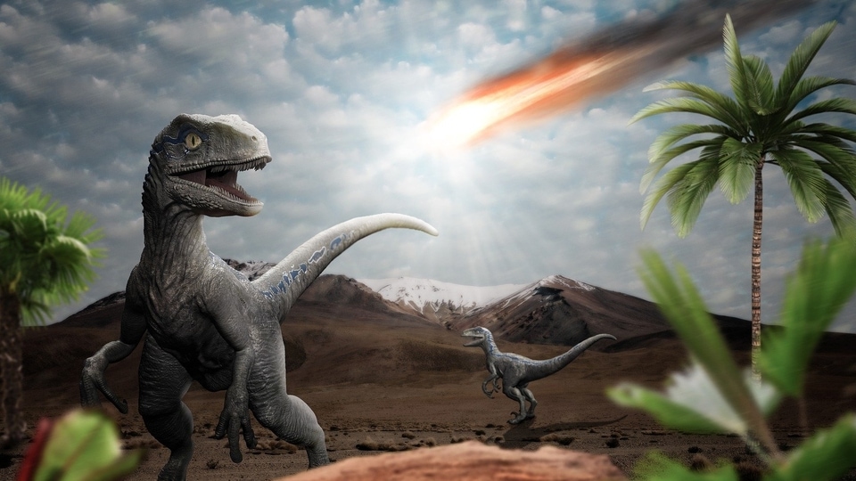 Dinosaurs and asteroid