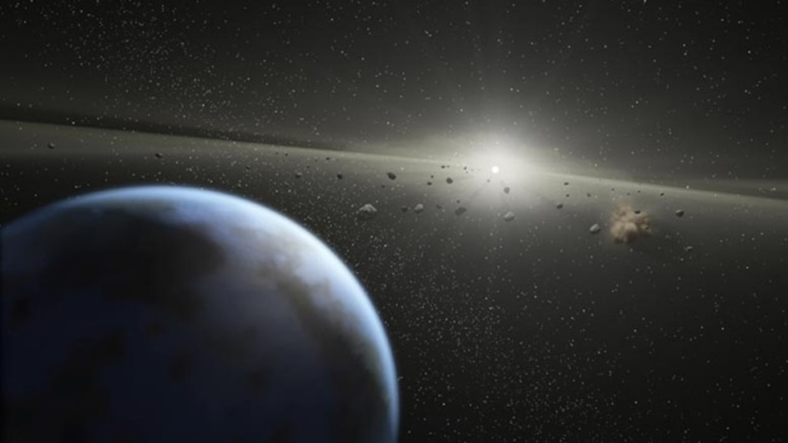 Как астероиды и луны помогают ученым понять, как столкновение вызывает «распад» новой планеты