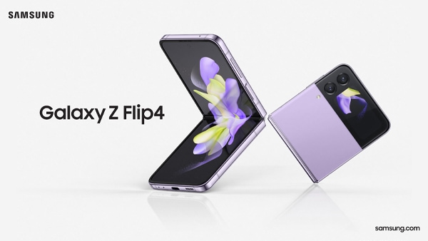 The upgraded Galaxy Z Flip4 boasts of an improved hinge, a bold camera deco and a haze glass finish which make it uber-cool!