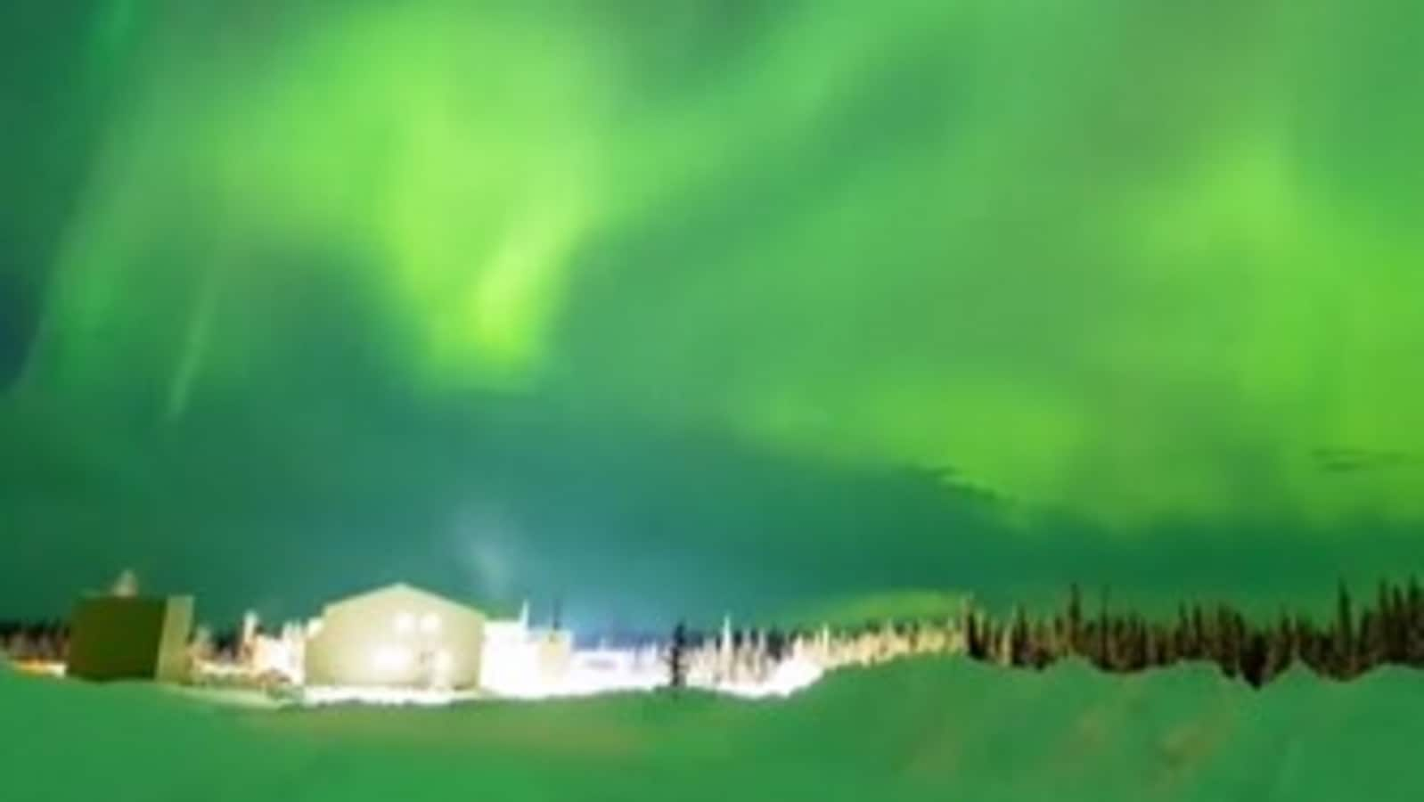 Mira la impresionante explosión de una aurora boreal en Alaska que  deslumbra en TikTok