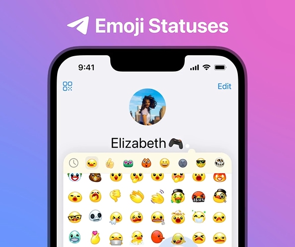 telegram emoji iphone