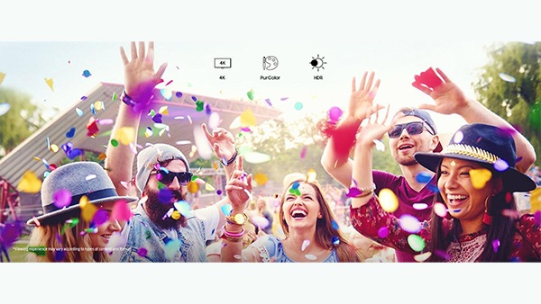 The overall audio experience is further enhanced by a built-in Music Player in the television, which virtually turns this TV into a music system.