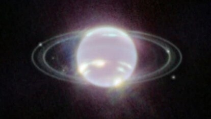 NASA's James Webb Telescope captures Neptune's rings.