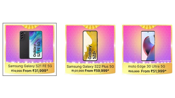 Exciting deals on Samsung Galaxy S21 FE 5G, Samsung Galaxy S22 Plus and Motorola Moto Edge 30 Ultra 5G