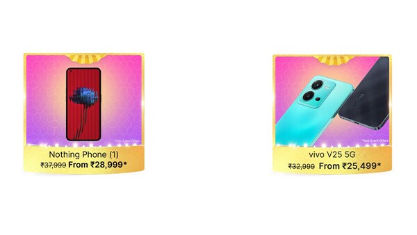 Take home the Nothing Phone (1) or the vivo V25 5G from anywhere between  <span class='webrupee'>₹</span>20,000 to  <span class='webrupee'>₹</span>30,000.