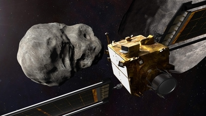 The coordinated Hubble and Webb observations showed a vast cloud of dust expanding from Dimorphos and Didymos as soon as the spacecraft crashed into it. NASA