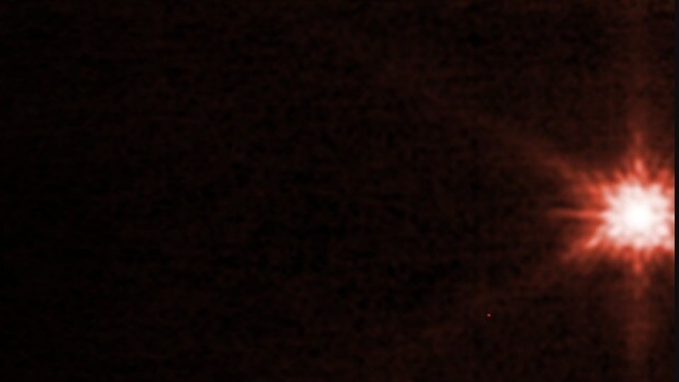 Images show the effects of NASA spacecraft after it slammed into the asteroid. DART effect