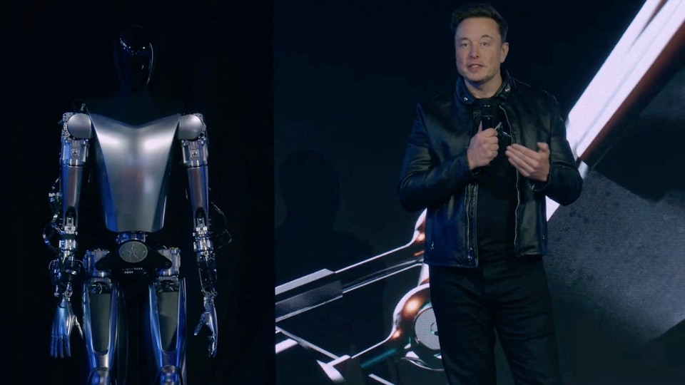 The latest iteration of what Tesla calls Optimus -- also appeared on stage. Tesla robot