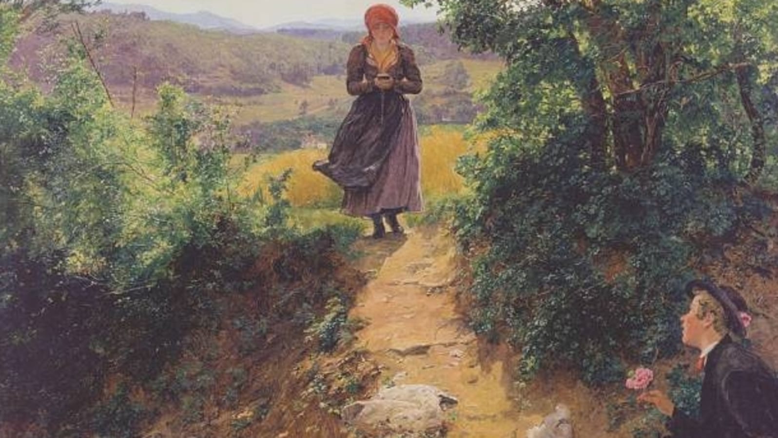 This 'time-traveling' iPhone is 150 years old! Just take a look at this awesome painting of a girl