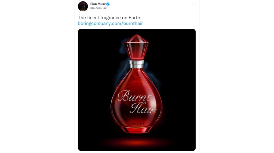Elon Musk Perfume Elon Musks 100 bizarre Burnt Hair scent heres  everything about it  The Economic Times