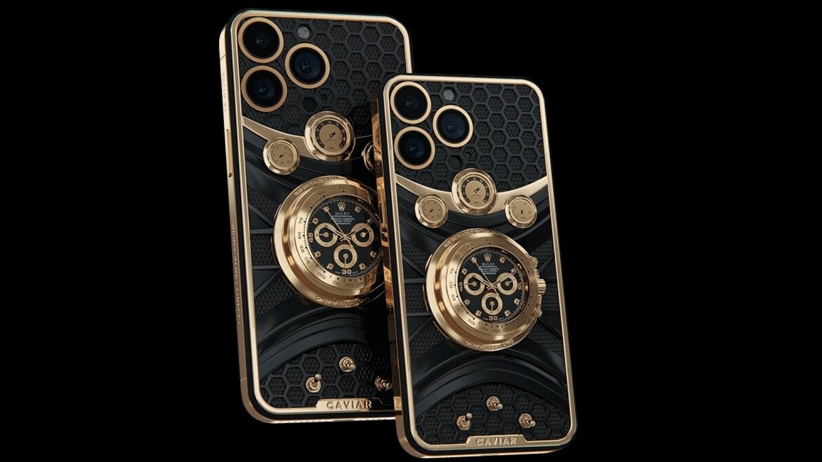 iPhone 14 Pro with a Rolex Daytona on the back? Yes, it exists and this is how it looks