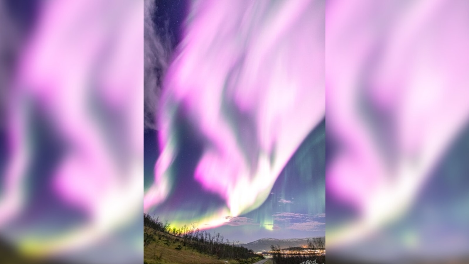 solar-storm-smashes-through-earth-s-magnetic-field-rare-pink-auroras-streak-the-sky