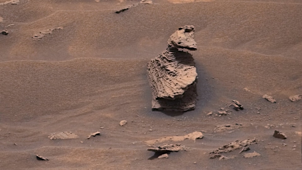 strange mars rover pictures from camera
