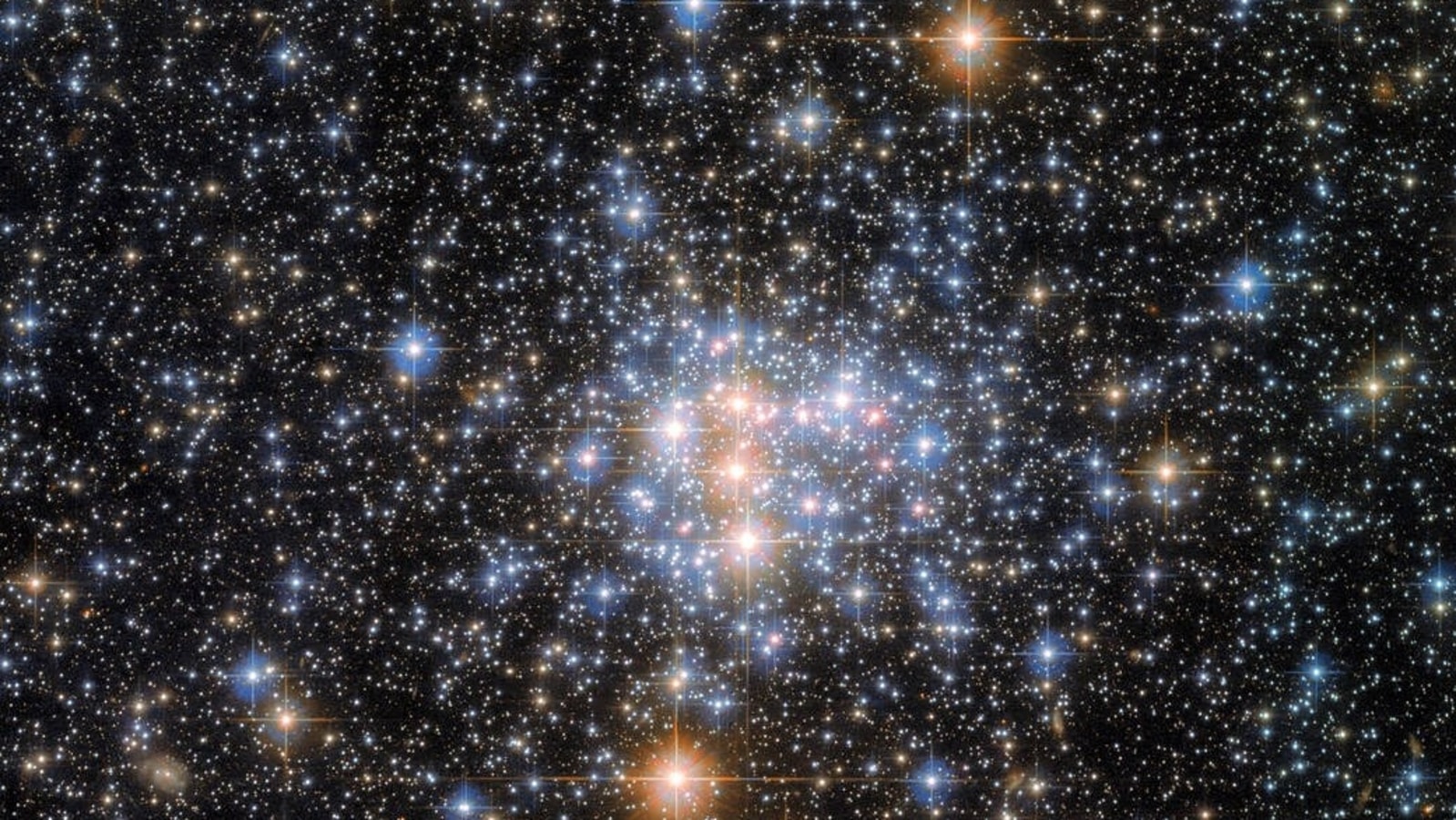 NASA's Hubble Space Telescope just captured a glittering space
