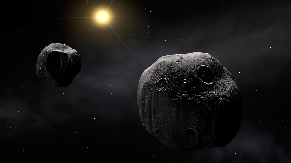 Asteroid 2022 YZ2