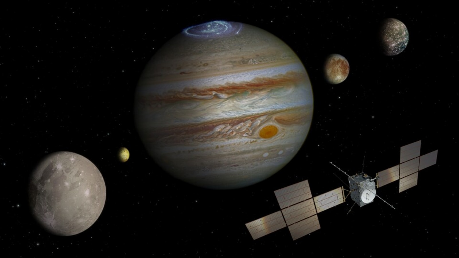 El Telescopio Satelital Europeo se prepara para explorar las lunas heladas de Júpiter