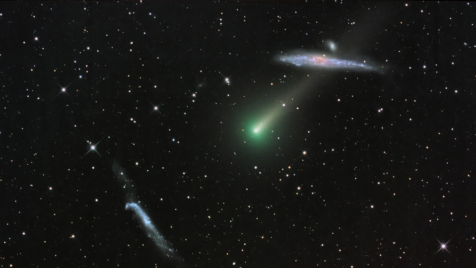 What is 'the green comet' and how can you see it?, Comets