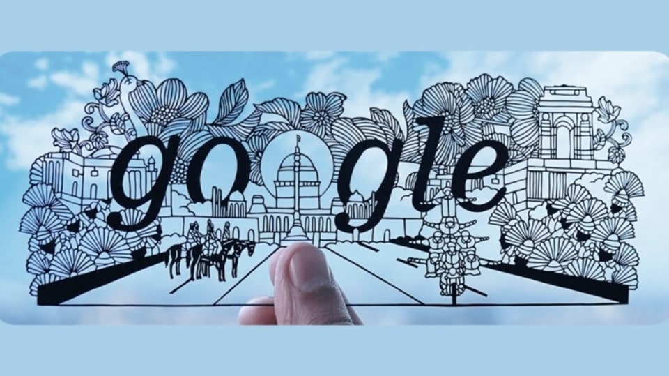 Today’s Google Doodle celebrates India's Republic Day with a stunning