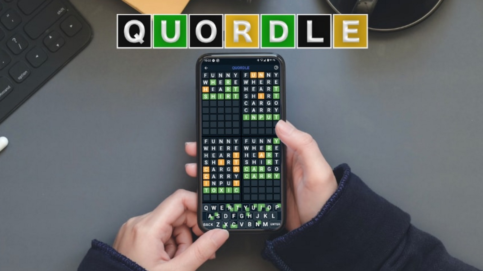 Quordle 612 answers for September 28: Tricky challenge! Check