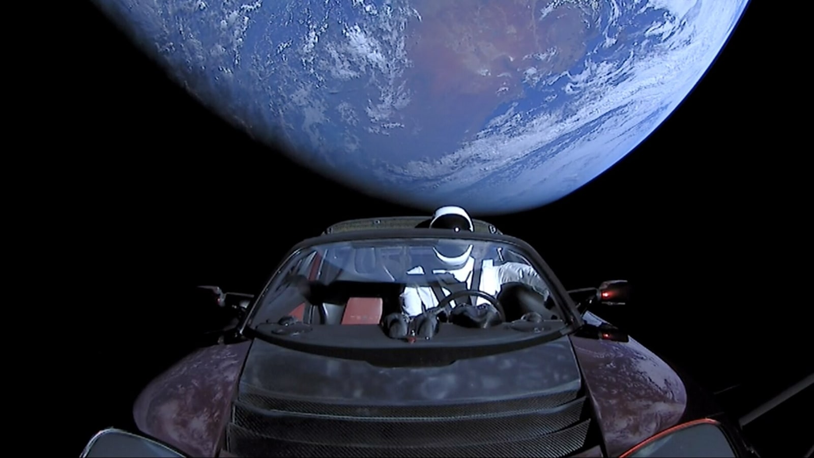Elon Musk’s SpaceX sent a Tesla Roadster into space five years ago. There is a possibility that it can crash into Earth. Know the chances and the timeline of that happening. Tesla Roadster