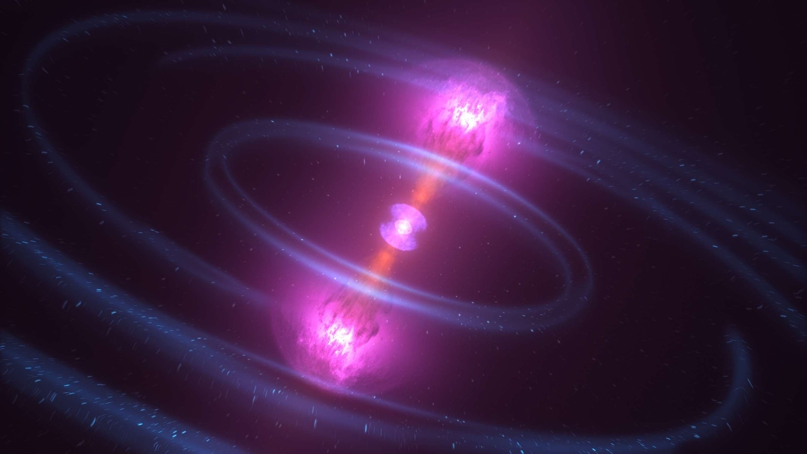 Perfect explosion! 2 Neutron stars collide, spark amazing spherical Kilonova explosions