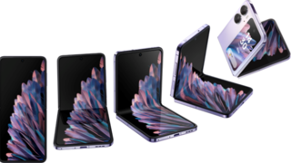 Custodia In Pelle Nera Per Oppo Find N2 Flip - Cover Sottile Antiurto Con Effetto Litchi E Bordi Rialzati