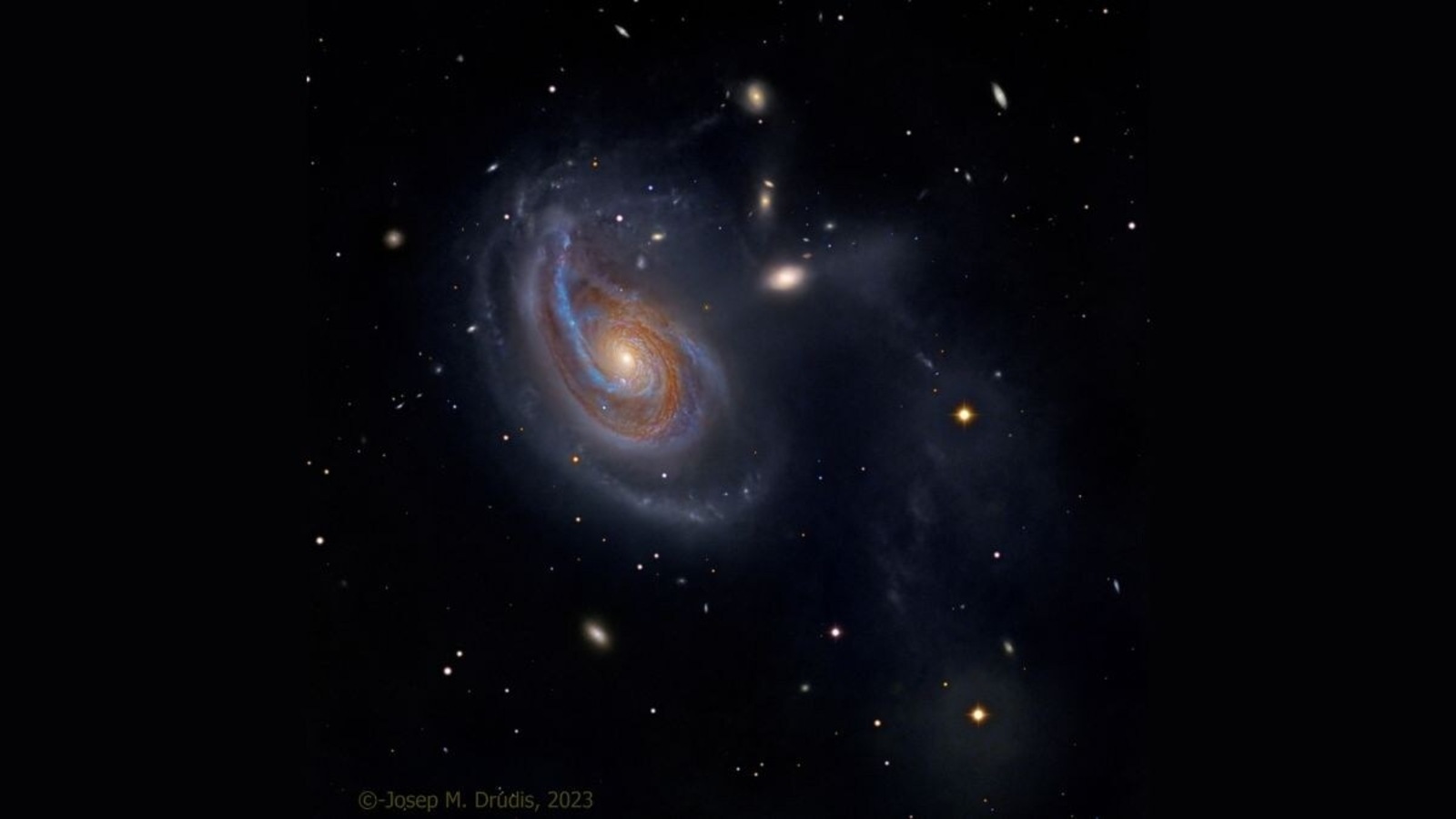 Arp 78 is a spiral galaxy located nearly 100 million light-years away, as per NASA. Spiral Galaxy