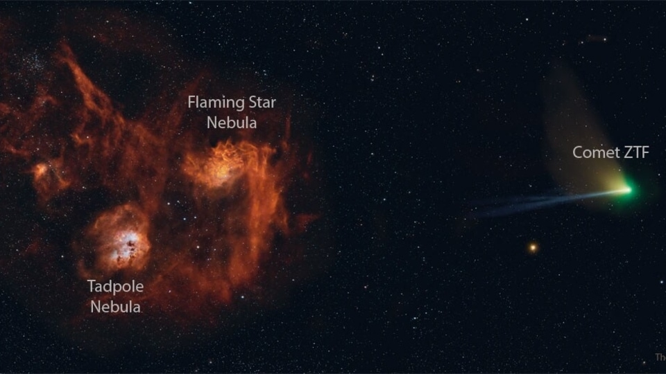 Flaming Star Nebula