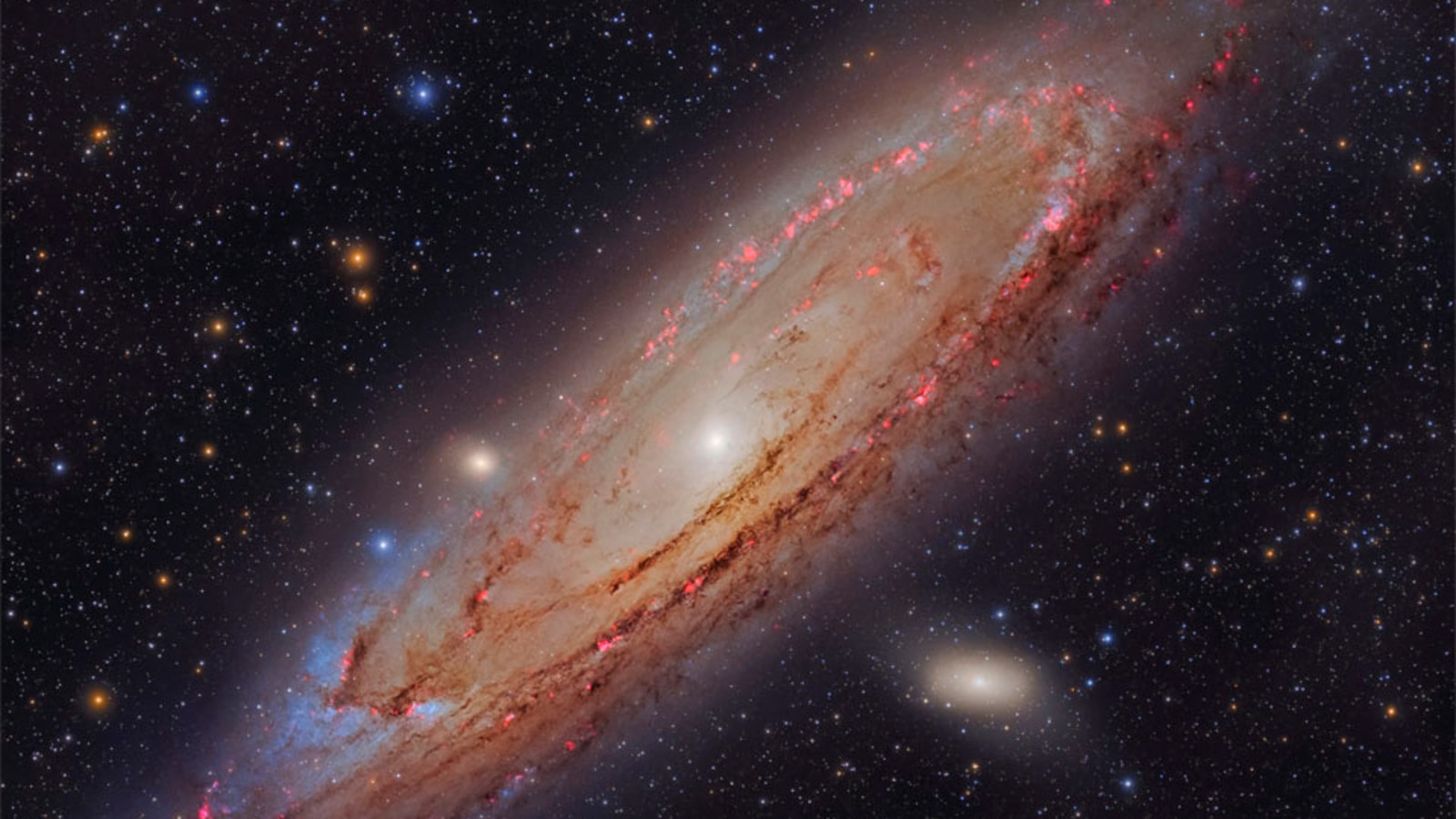 Imagen astronómica del día de la NASA, 22 de marzo de 2023: Galaxia de Andrómeda, el doble de la Vía Láctea
