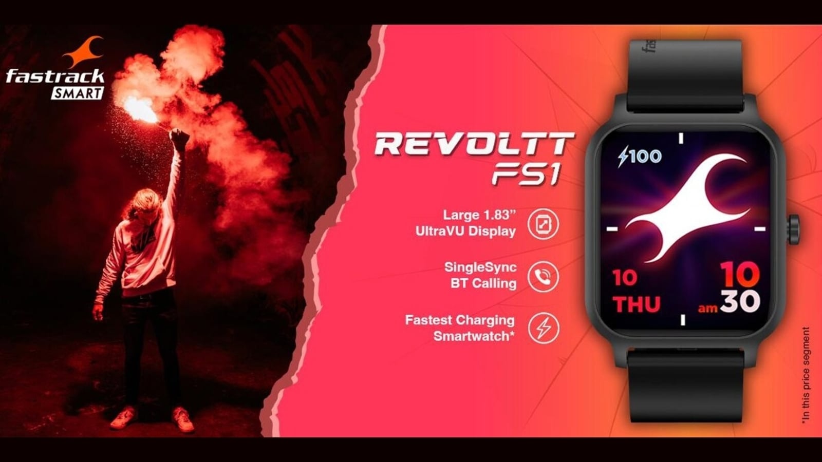 Fastrack launches Revoltt FS1 with SingleSync BT calling and fast charging Tech News