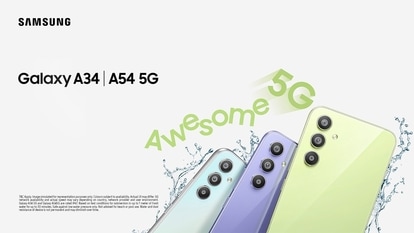 The all-new Samsung Galaxy A34 5G and Samsung Galaxy A54 5G.