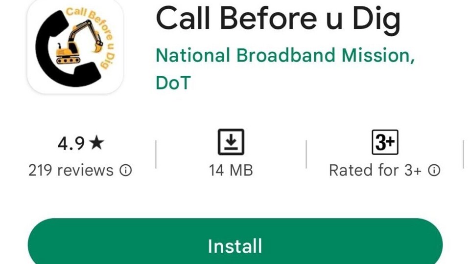 Call Before u Dig (CBuD) app