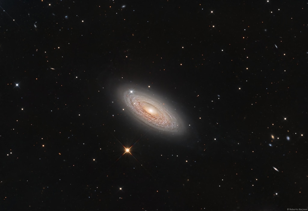 Spiral Galaxy NGC 2841 (March 23) - It is the Spiral Galaxy, also known as NGC 2841. It is an unbarred spiral galaxy located about 46 million light-years away in the constellation of Ursa Major, which is also known as the Great Bear. According to NASA, NGC 2841 has a relatively low star formation rate as of now, in comparison to other spirals that are alight with emission nebulae. Spiral galaxy