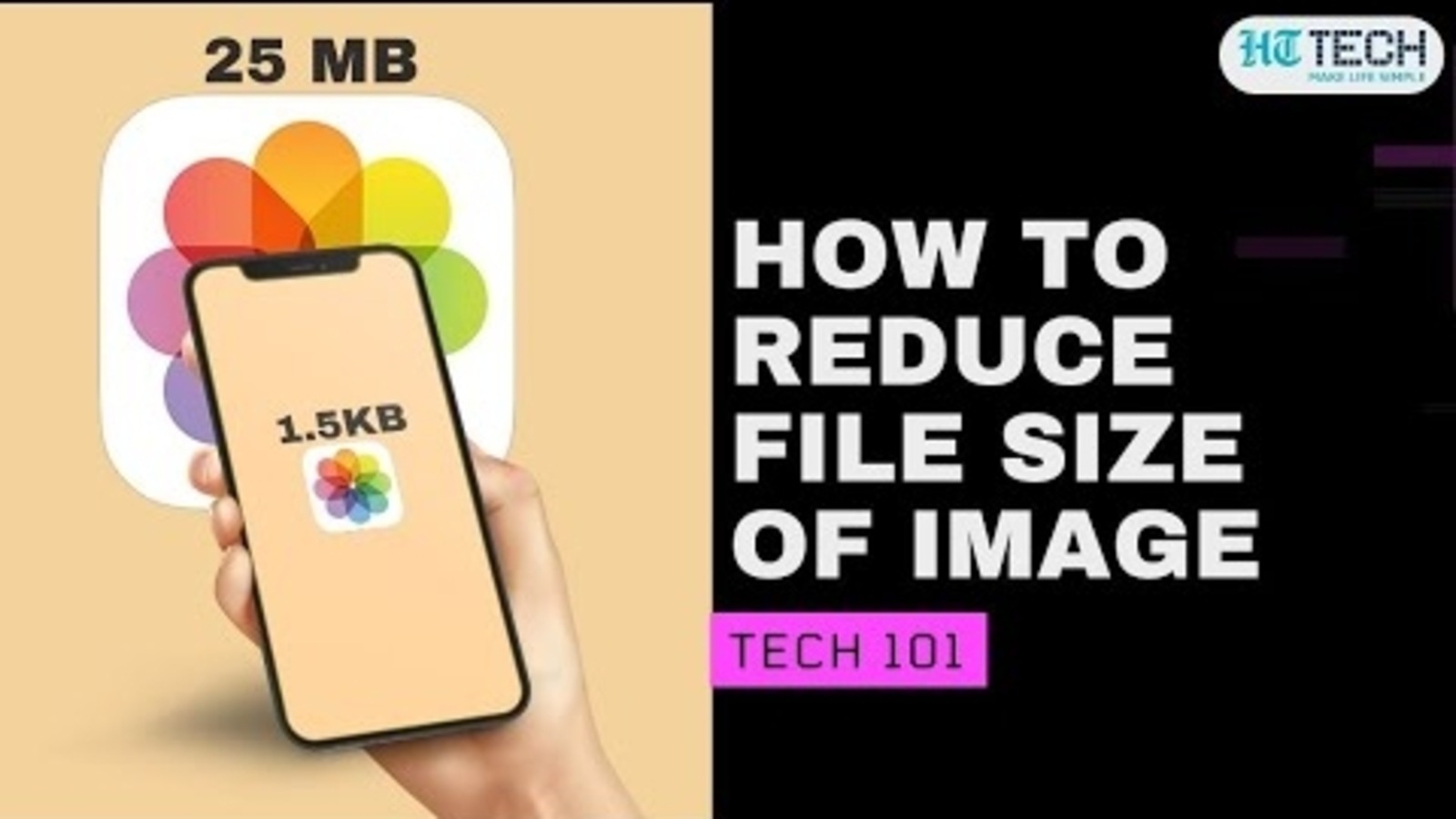 How To Reduce File Size Of An Image | Videos (HT Tech)