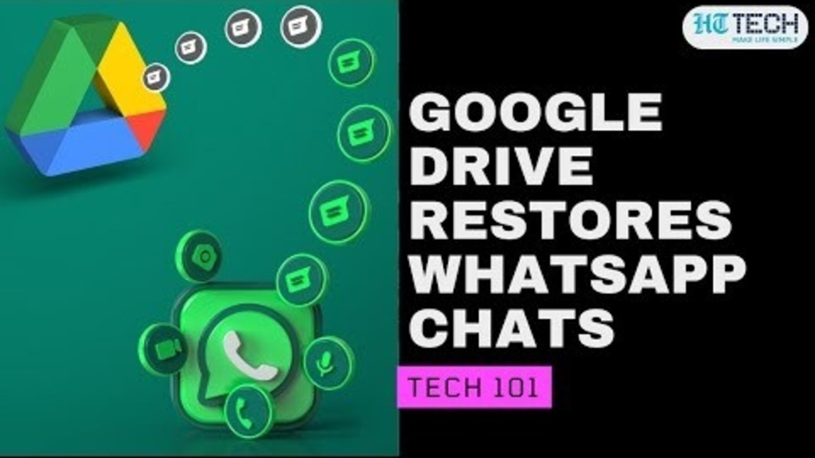 How to restore whatsapp chats via google drive videos