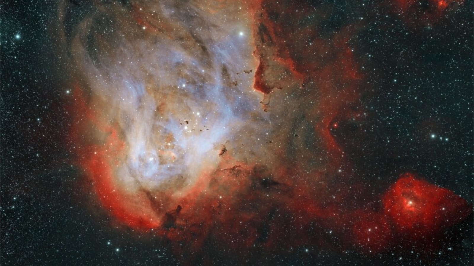 NASA-astronomiebeeld van 10 april 2023: The Running of the Chicken Nebula