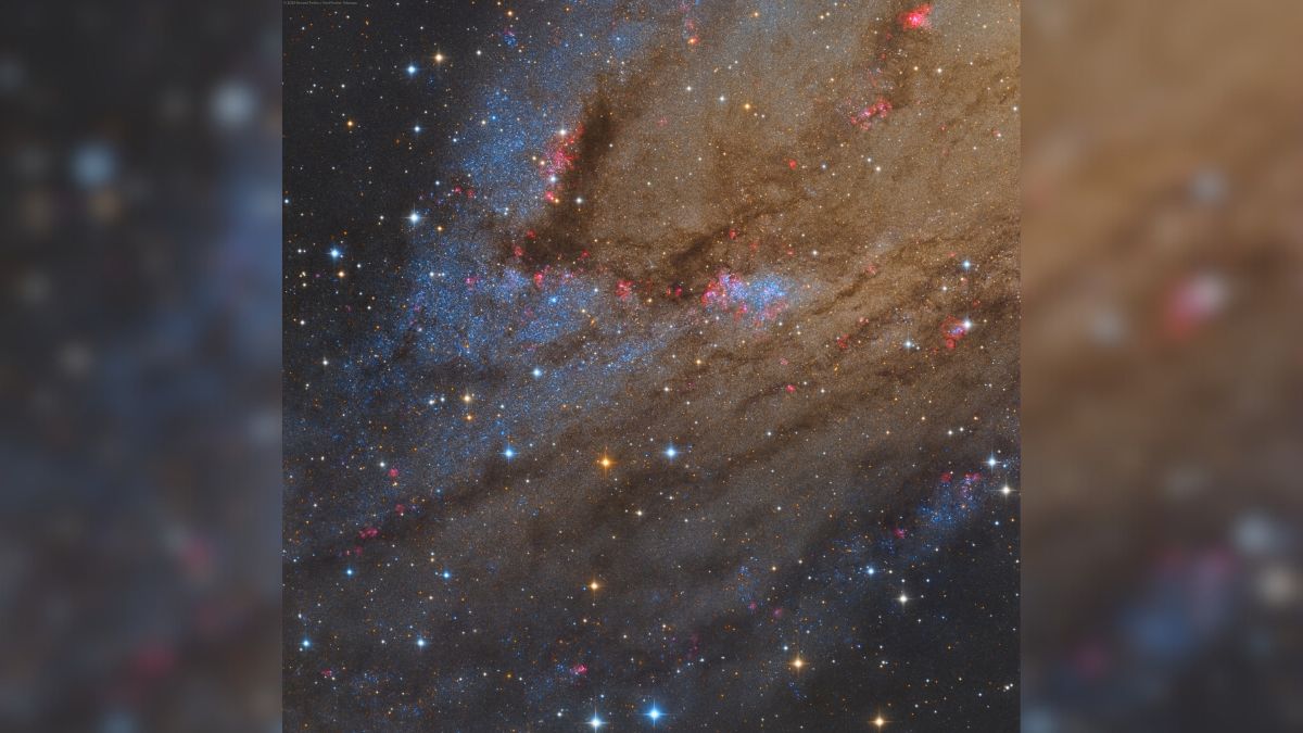 Star cloud in the Andromeda Galaxy (April 12) - This captured image shows the star cloud NGC 206 in the Andromeda Galaxy. It is the brightest star cloud in the galaxy as seen from Earth. Also known as Messier 31, it is a spiral galaxy located approximately 2.5 million light-years away from Earth in the constellation Andromeda. According to NASA, the Andromeda Galaxy is twice the size of our own Milky Way galaxy, spanning across nearly 260,000 light-years and containing over 1 trillion stars. Andromeda Galaxy