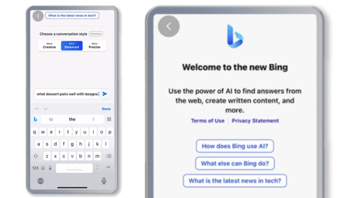 The SwiftKey mobile app now has access to AI-powered Bing features in three ways – search, chat, and tone changer. Bing